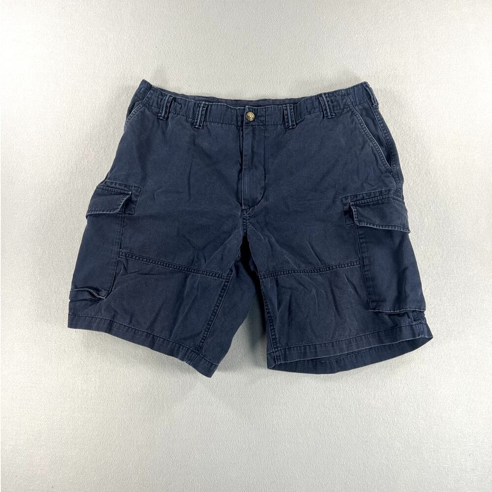 Polo Ralph Lauren Cargo Shorts Mens 38 Navy Relaxed Fit Utility Pockets Outdoor